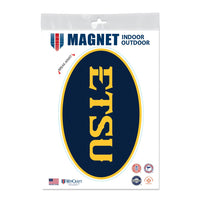 East Tennessee State Buccaneers Outdoor Magnets 5" x 7"