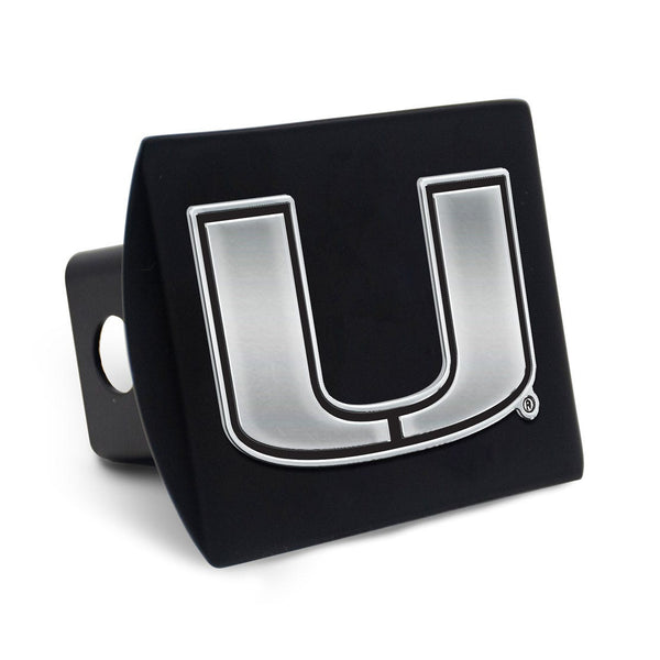 Miami Hurricanes Hitch Cover- Metal Emblem
