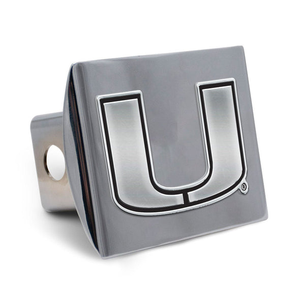 Miami Hurricanes Hitch Cover- Metal Emblem