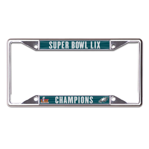 Super Bowl Champions Philadelphia Eagles Lic Plt Frame S/L Printed
