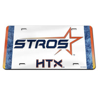 Houston Astros / City Connect Specialty Acrylic License Plate