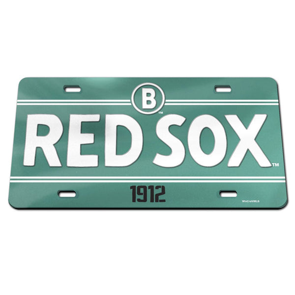 Boston Red Sox / City Connect Specialty Acrylic License Plate