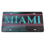 Miami Marlins / City Connect Specialty Acrylic License Plate
