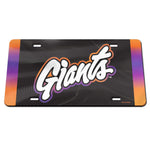 San Francisco Giants / City Connect Specialty Acrylic License Plate