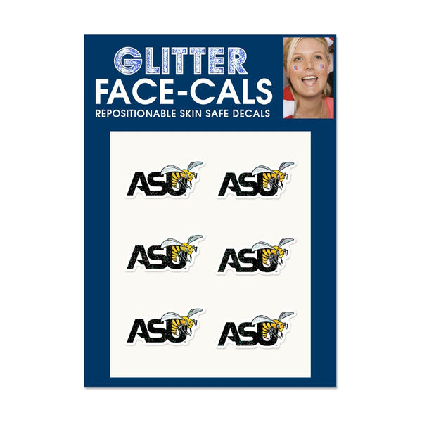 Alabama State Hornets Glitter Tattoo 6 Pack