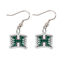 Hawaii Warriors Acrylic loop earrings