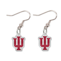 Indiana Hoosiers Acrylic loop earrings