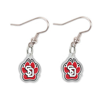 South Dakota Coyotes Acrylic loop earrings