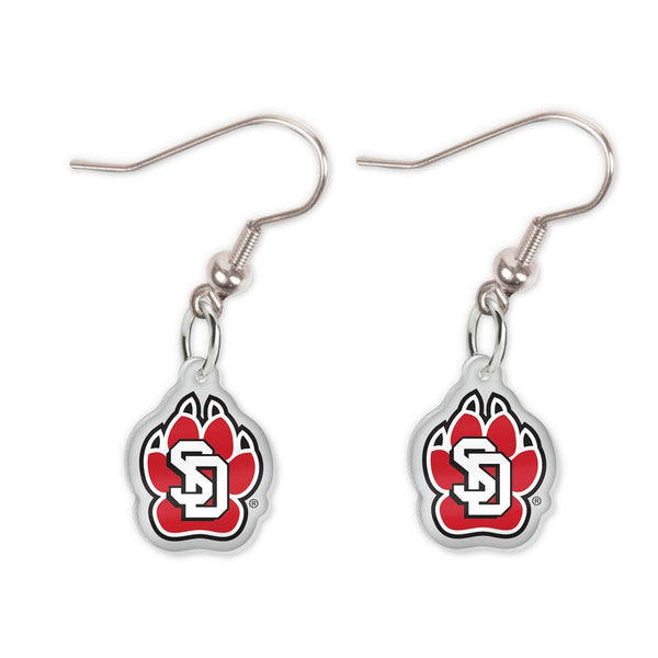 South Dakota Coyotes Acrylic loop earrings