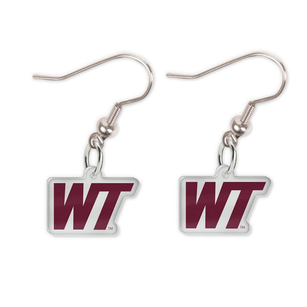 West Texas A&M Buffaloes Acrylic loop earrings