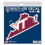 Virginia Tech Hokies All Surface Decal 6" x 6"