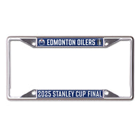 Western Conference Champions Edmonton Oilers Lic Plt Frame S/S Printed
