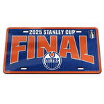 Western Conference Champions Edmonton Oilers Specialty Acrylic License Plate