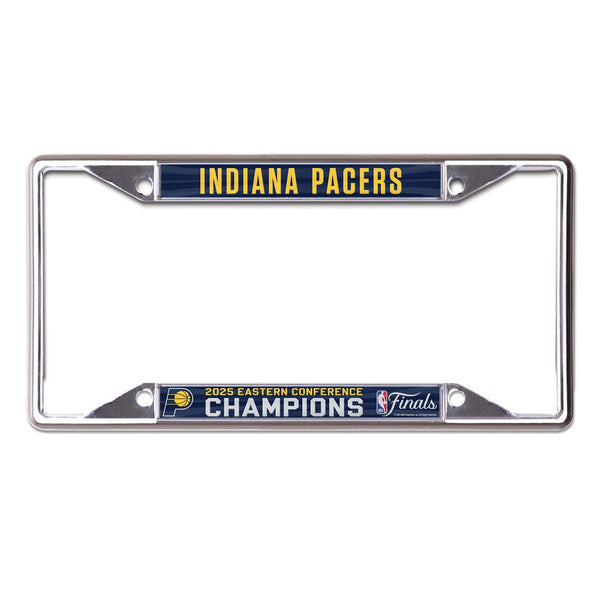 Eastern Conference Champions Indiana Pacers 2025 NBA Eastern Conferenc Lic Plt Frame S/S Printed
