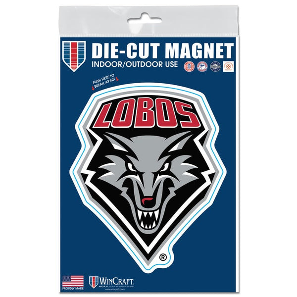 New Mexico Lobos Outdoor Magnets 3" x 5"
