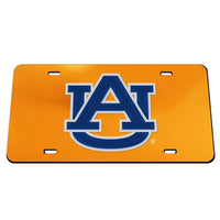 Wholesale-Auburn Tigers ORANGE BACKGROUND Specialty Acrylic License Plate