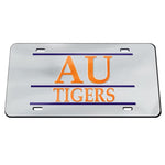 Wholesale-Auburn Tigers BAR DESIGN SILVER BACKGROUND Acrylic Classic License Plates