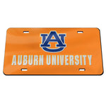 Wholesale-Auburn Tigers ORANGE BACKGROUND Acrylic Classic License Plates