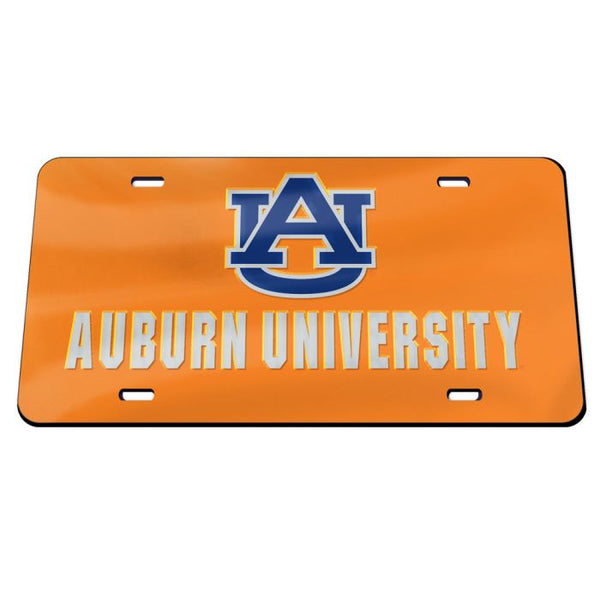 Wholesale-Auburn Tigers ORANGE BACKGROUND Acrylic Classic License Plates