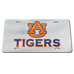 Wholesale-Auburn Tigers AU TIGERS SILVER BACKGROUND Acrylic Classic License Plates