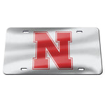 Wholesale-Nebraska Cornhuskers N LOGO Acrylic Classic License Plates