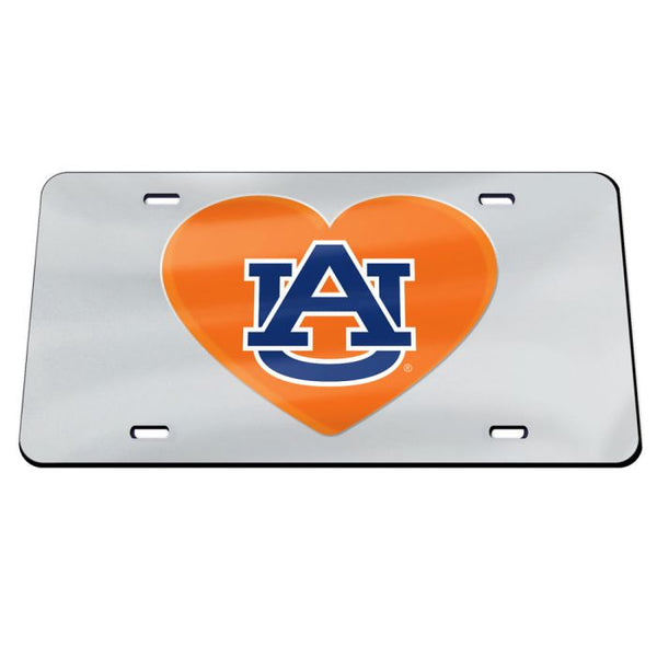 Wholesale-Auburn Tigers AU HEART ORANGE Acrylic Classic License Plates