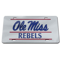 Wholesale-Ole Miss Rebels Acrylic Classic License Plates