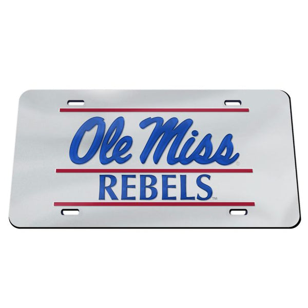 Wholesale-Ole Miss Rebels Acrylic Classic License Plates