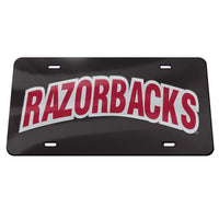 Wholesale-Arkansas Razorbacks RAZORBACK ARCH Specialty Acrylic License Plate