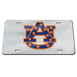 Wholesale-Auburn Tigers SILVER BACKGROUND Specialty Acrylic License Plate