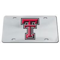 Wholesale-Texas Tech Red Raiders TT LOGO Acrylic Classic License Plates