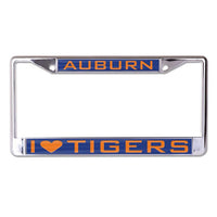 Wholesale-Auburn Tigers Lic Plt Frame S/L Printed