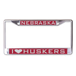 Wholesale-Nebraska Cornhuskers Lic Plt Frame S/L Printed