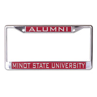 Wholesale-Minot State Beavers Lic Plt Frame S/L Printed