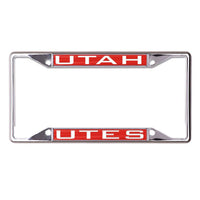 Wholesale-Utah Utes Lic Plt Frame S/S Printed