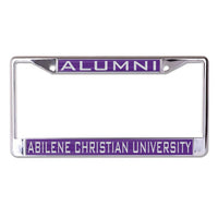 Wholesale-Abilene Christian Wildcats Lic Plt Frame S/L Printed