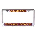 Wholesale-Texas State Bobcats Lic Plt Frame S/L Printed