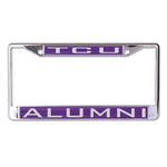 Wholesale-TCU Horned Frogs Lic Plt Frame S/L Printed