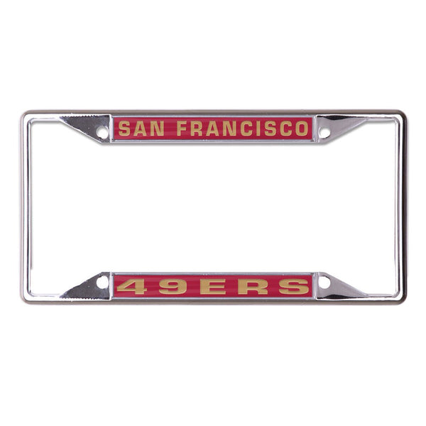 San Francisco 49ers Lic Plt Frame S/S Printed