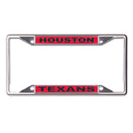 Houston Texans Lic Plt Frame S/S Printed