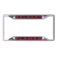 Calgary Flames Lic Plt Frame S/S Printed