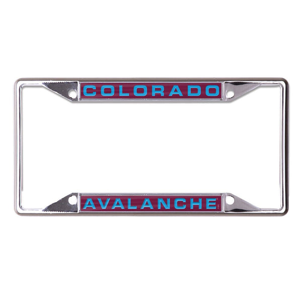 Colorado Avalanche Lic Plt Frame S/S Printed