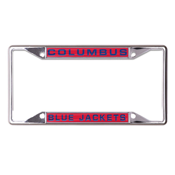 Columbus Blue Jackets Lic Plt Frame S/S Printed
