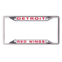 Detroit Red Wings Lic Plt Frame S/S Printed