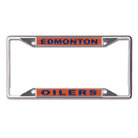 Edmonton Oilers Lic Plt Frame S/S Printed