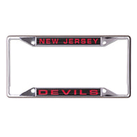 New Jersey Devils Lic Plt Frame S/S Printed