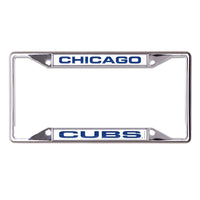 Chicago Cubs Lic Plt Frame S/S Printed