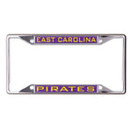 Wholesale-East Carolina Pirates Lic Plt Frame S/S Printed