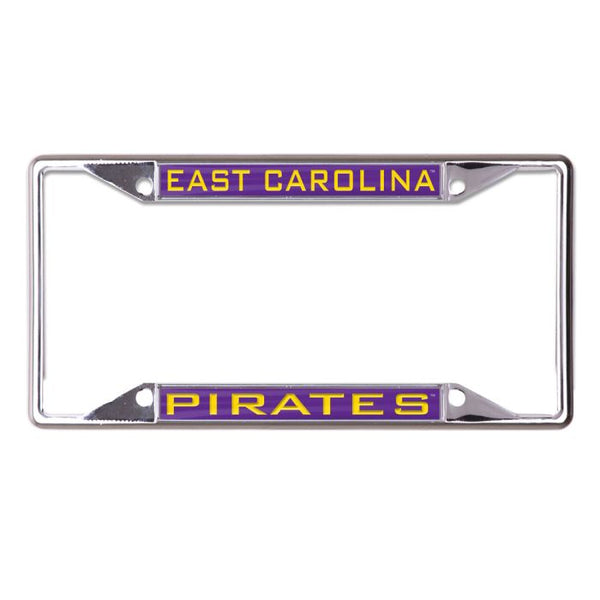 Wholesale-East Carolina Pirates Lic Plt Frame S/S Printed