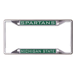 Wholesale-Michigan State Spartans Lic Plt Frame S/S Printed